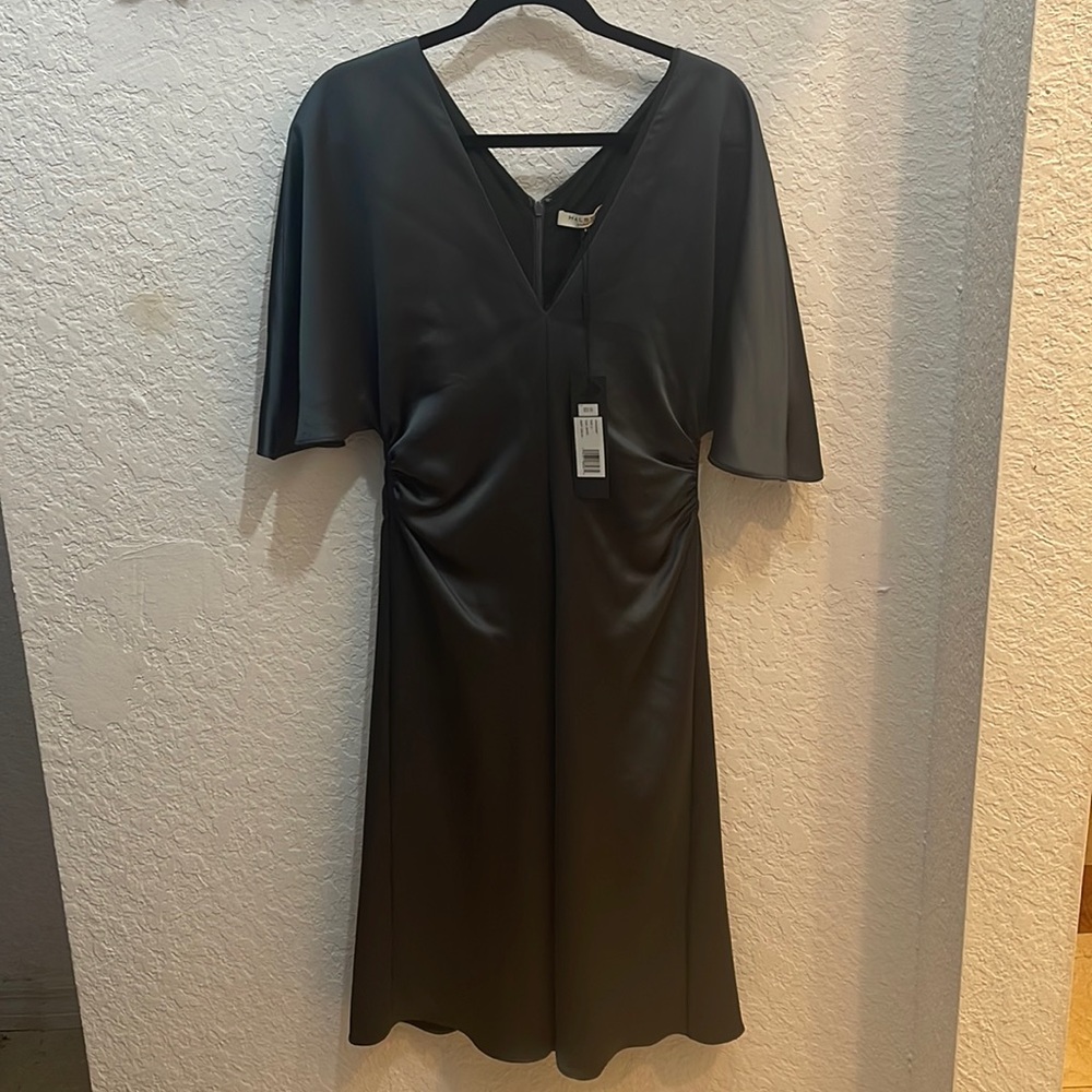 Halston Heritage olive dress